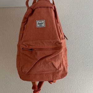 Herschel Supply Co Backpack Rust Orange Canvas Classic Daypack New Without Tags